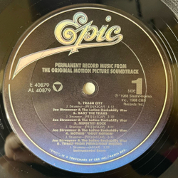 Винтажная виниловая пластинка LP Permanent Record Вечная Песня Music From The Motion Picture Soundtrack (USA 1988)