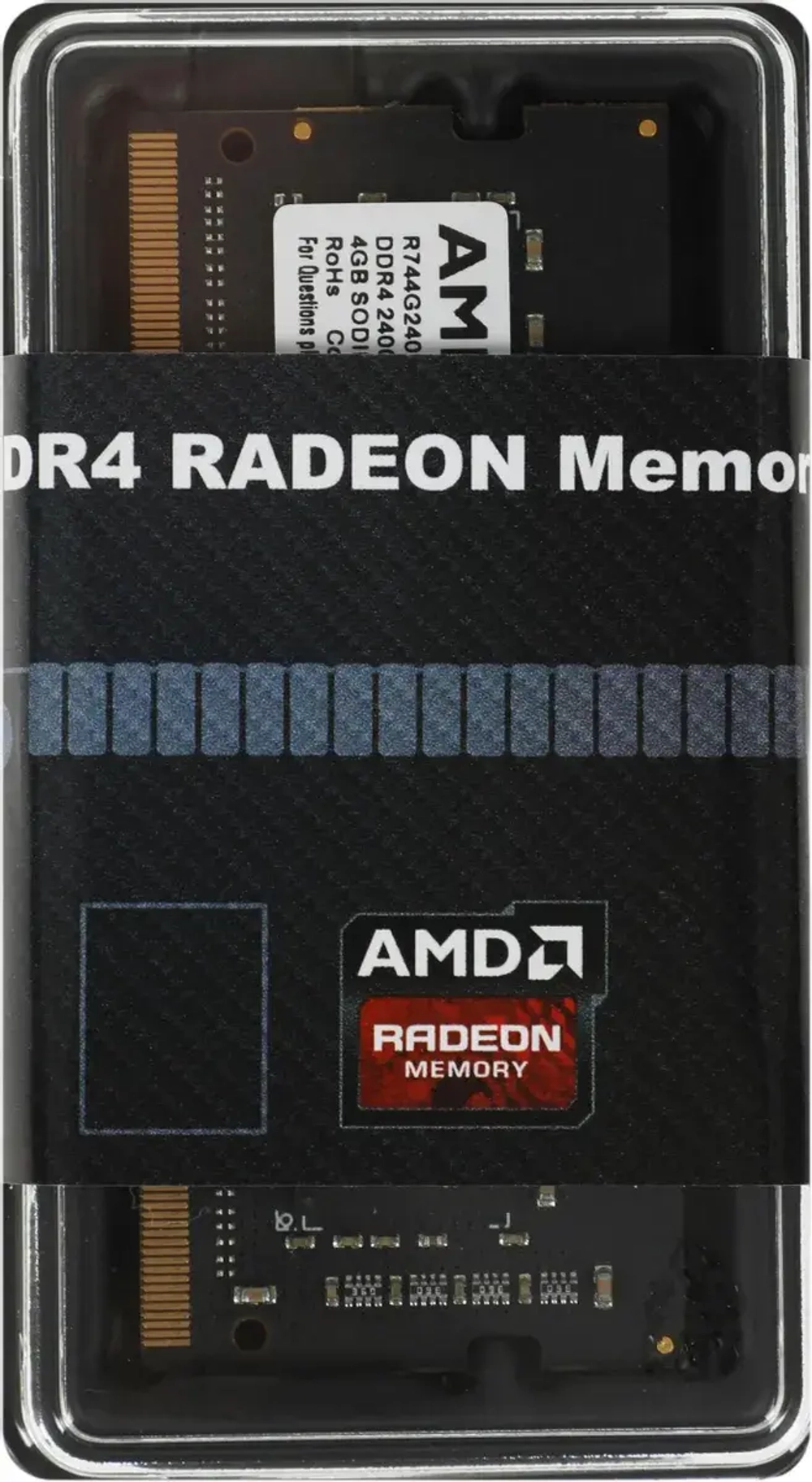 Оперативная память для ноутбука 4Gb DDR4 2400MHz AMD Radeon R7 Performance Series SO-DIMM R744G2400S1S-U Retail