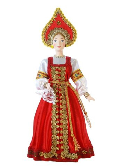 Кукла коллекционная Водоноска-казачка в летнем платье