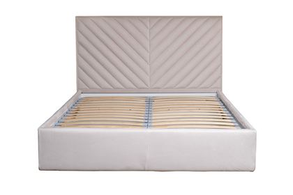 Кровать c подъемным меxанизмом 173x220x125 Garda Decor Milano Basic велюр бежевый