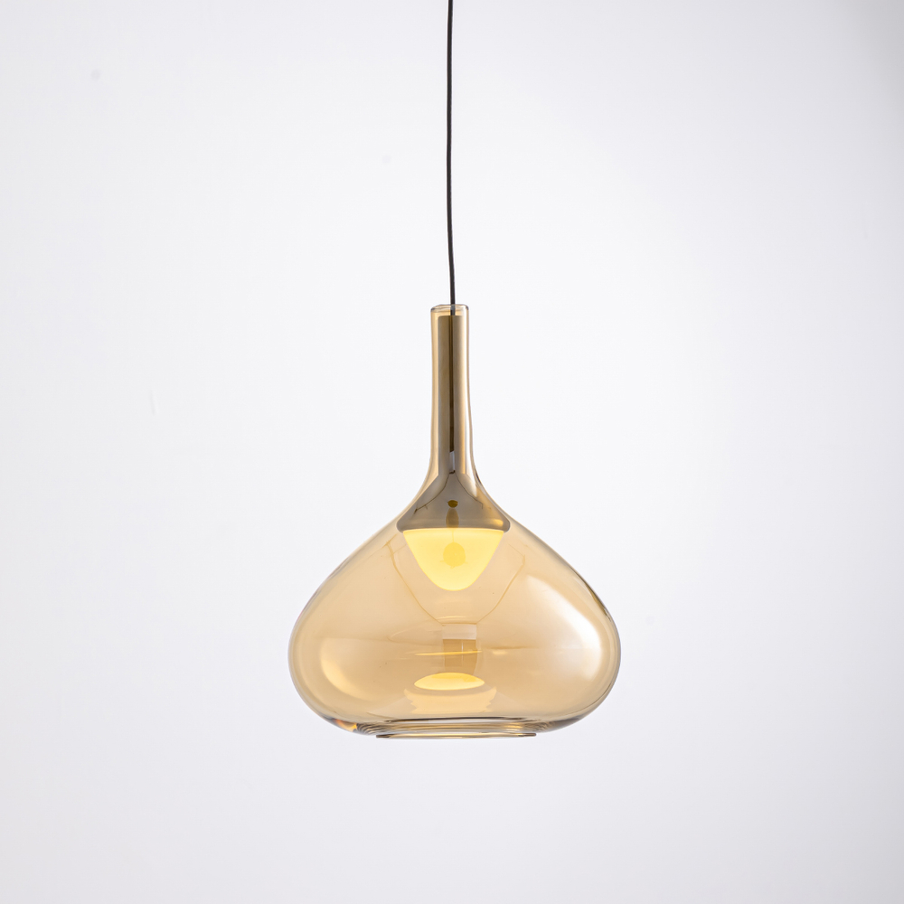 Подвесной светильник MD25001005-1A brass/amber