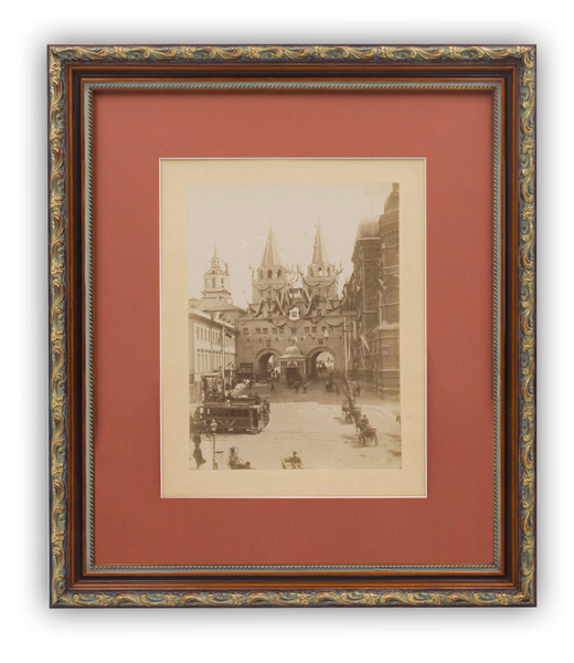 Воскресенские ворота. Россия, конец XIX – начало ХХ века. Крупноформатная фотография.