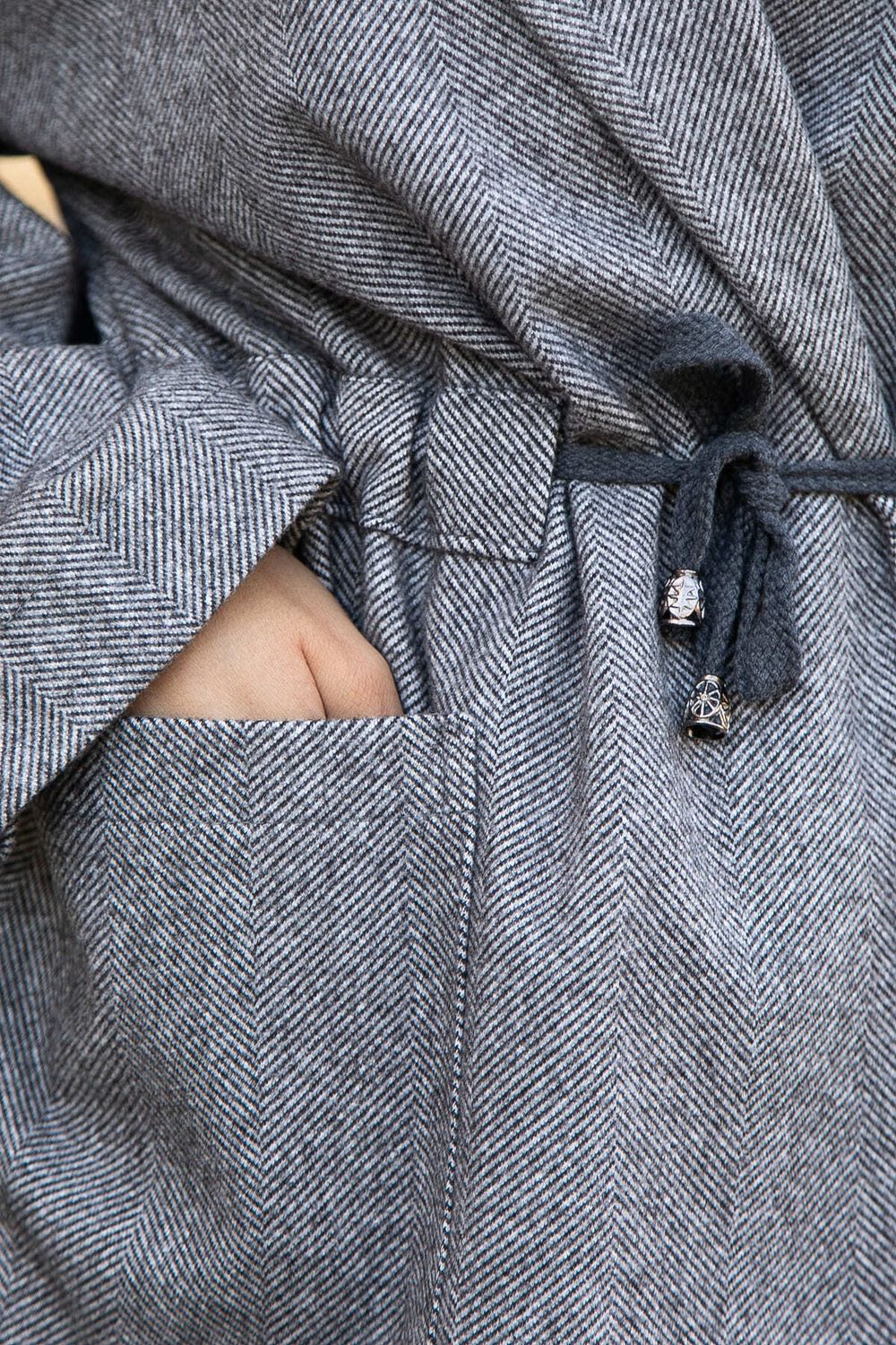 Пальто-пиджак (серый) Б14131-7М LT Collection