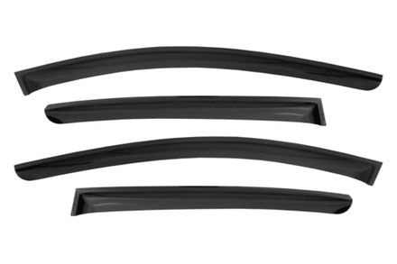 Дефлектор окон (НАКЛАДНОЙ скотч 3М) 4 шт., MAZDA 3 (BP) 2019-, хэтчбек