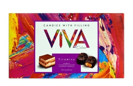 Конфеты "Viva colour" со вкусом тирамису 140г. Спартак
