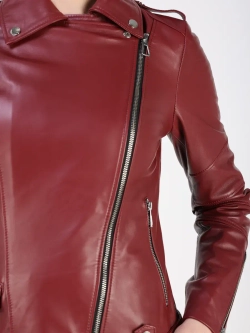 Кожаная куртка демисезонная косуха