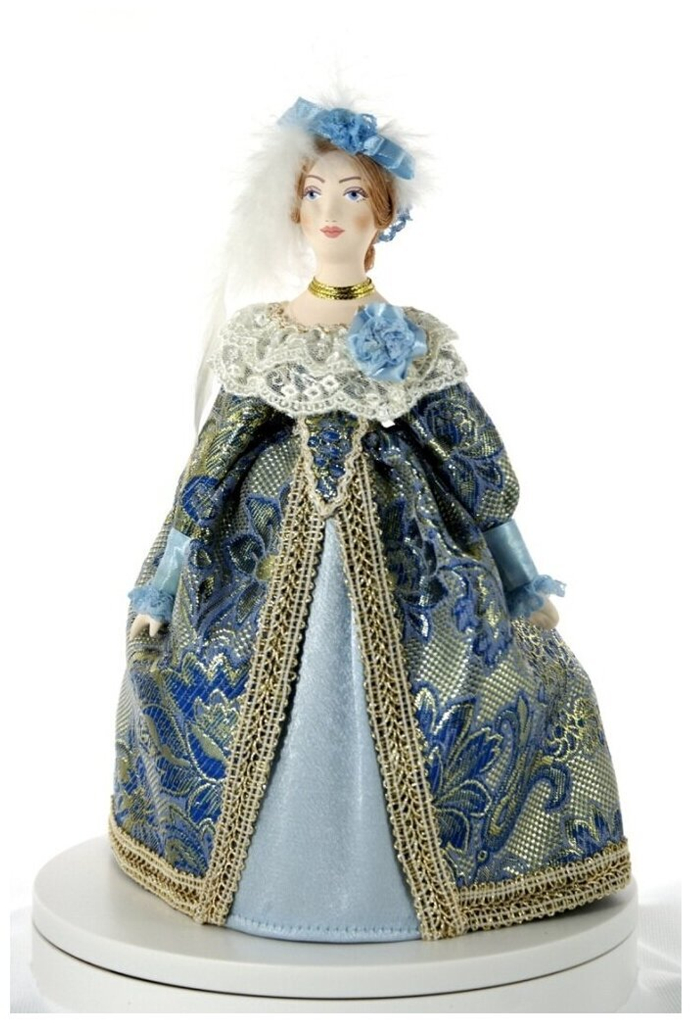 Кукла коллекционная Дама в придворном платье.
