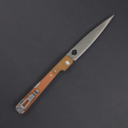 Нож складной Daggerr Corso Brown Micarta Satin