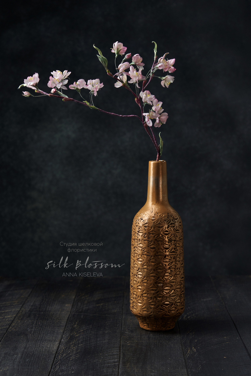 Видео-мастер-класс "Сакура из шелка"