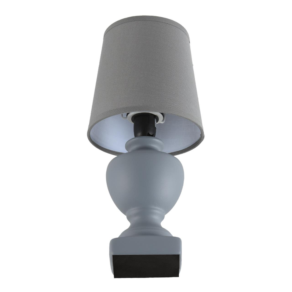 8164/1T CLASSI LN26 483 серый, керамика/текстиль Настольная лампа E14 1*40W 220V BIANKA