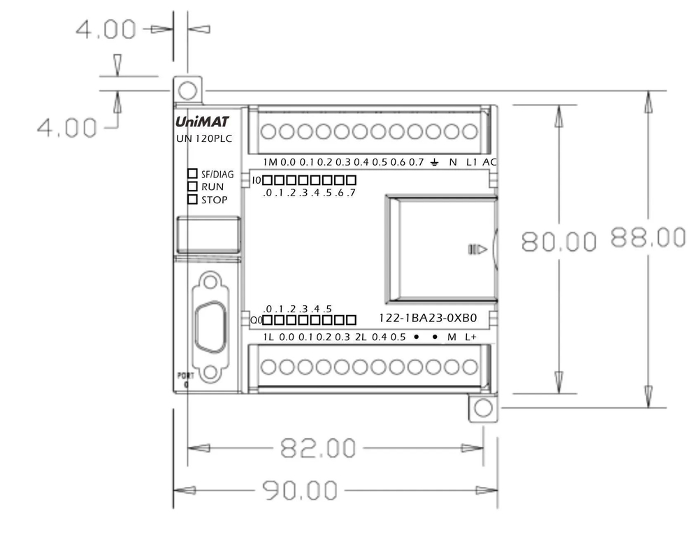 UN 288-2QR16-0AA0 МОДУЛЬ РЕЛЕЙНЫХ ВЫХОДОВ EM QR16 16DO RLY