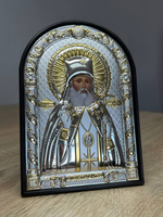 Лука, икона арочная, пластик 96х138