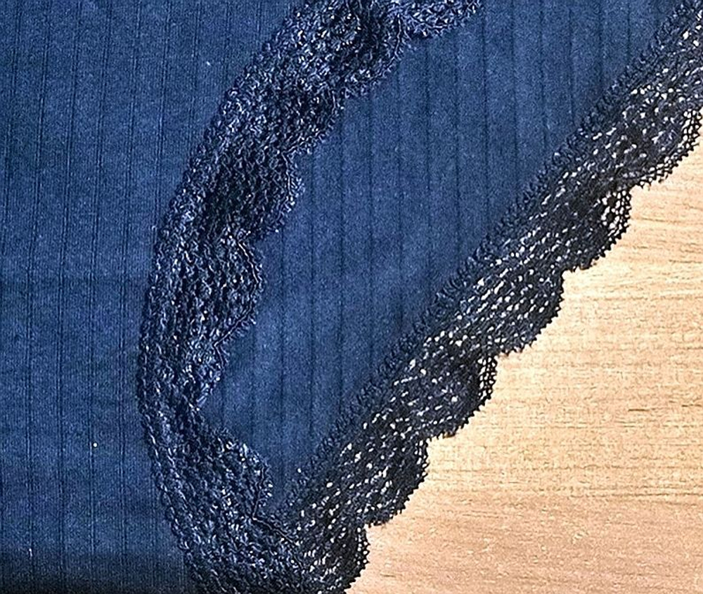 Трусы женские в рубчик 1 шт., хлопок, размер 44-48, разные цвета