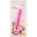 Вибратор средний фиолетовый водонепроницаемый Funny Five (Цвет: фиолетовый)