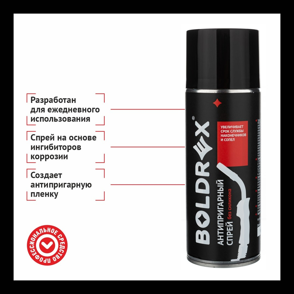 Профессиональный антипригарный спрей BOLDREX без силикона