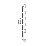 Декоративная панель Kr208SP-3/2.7