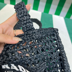 Prada Crochet Tote Bag