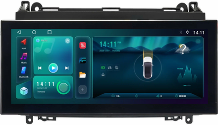 Магнитола для Mercedes-Benz Viano/Vito W639, Vito W447, A класс W169, B класс W245, Sprinter W906, VW Crafter - Carmedia MKD монитор 12.5" в стиле LEXUS на Android 12, TS10, CarPlay, 4G SIM-слот