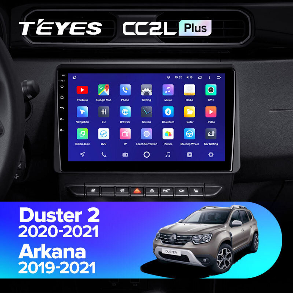 Teyes CC2L Plus 10.2" для Renault Duster 2020-2021
