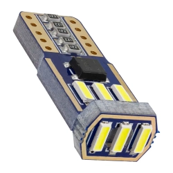 Лампочка светодиодная T10-4014-9SMD, 12v белая KING T10-4014-9SMD W