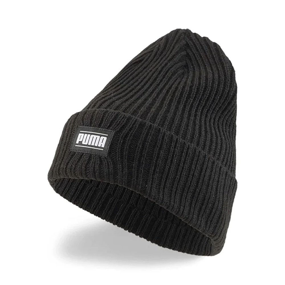Шапка спортивная PUMA Classic Cuff Beanie, 02482601, черный