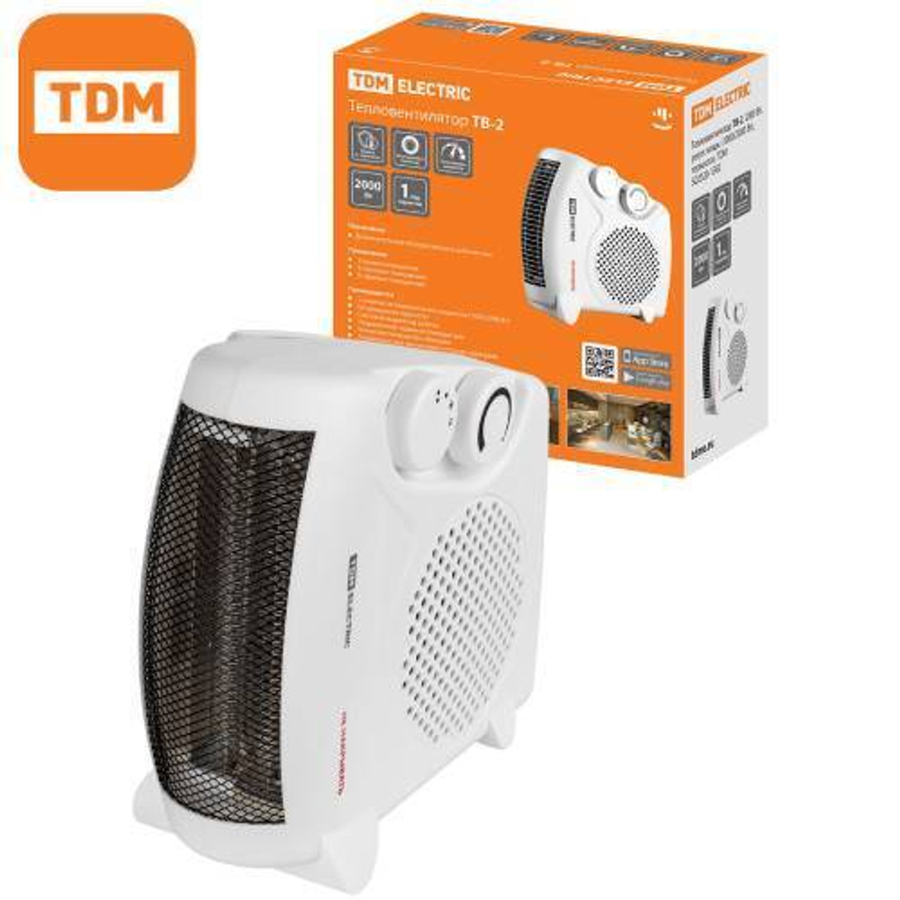 Тепловентилятор 1000/2000Вт ТВ-2 TDM SQ2520-1302