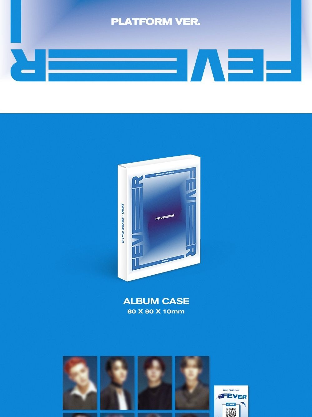Альбом ATEEZ - ZERO : FEVER PART.3 PLATFORM 3SET Version