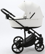 Детская коляска Adamex Zico Deluxe 2 в 1 Z-SA01 БЕЛ.КОЖА
