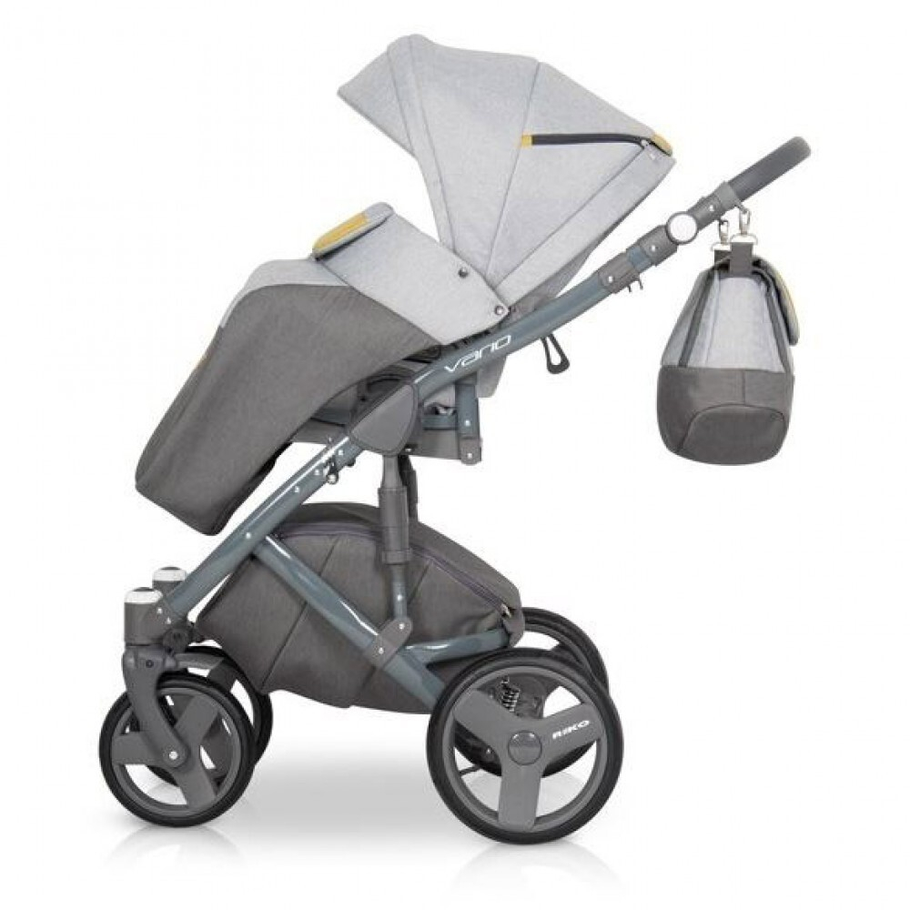Детская коляска Riko Vario 2 в 1 (Серый)