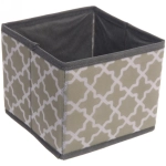 Короб - органайзер складной для хранения вещей «ЛОККИ», цвет бежевый, 15*15*13см