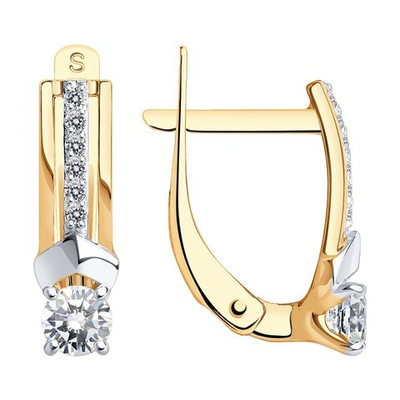 Серьги Au 585 (027333)