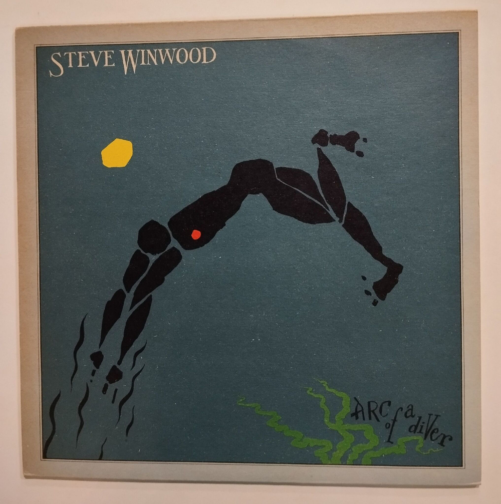 Винтажная виниловая пластинка LP Steve Winwood Arc Of A Diver (Italy 1980)