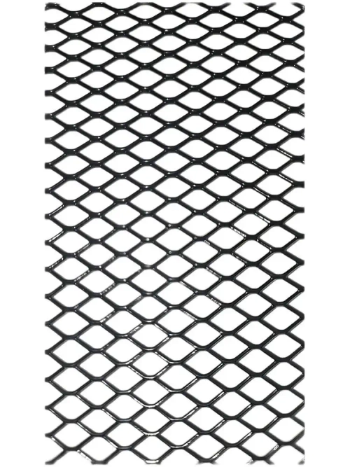 Решетка радиатора (сетка) 120х20см ячейки 7х4мм черная