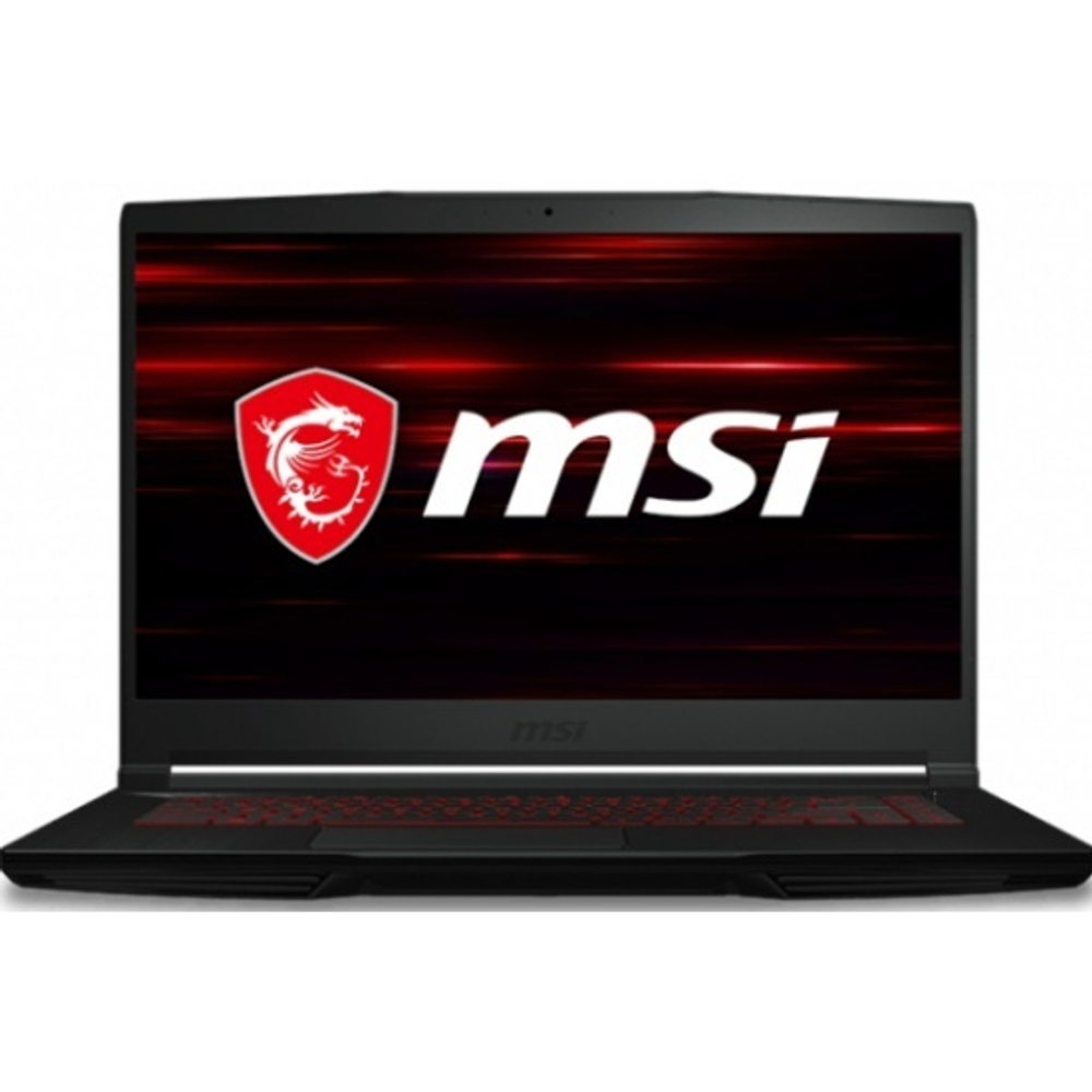 Ноутбук MSI GF63 Thin 10SC-634XRU (9S7-16R512-634) Core i7 10750H 16Gb SSD512Gb NVIDIA GeForce GTX 1650 4Gb 15.6" IPS FHD (1920x1080)  WiFi BT Cam Free DOS black