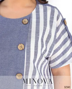 Платье летнее в полоску Minova 450-2-2