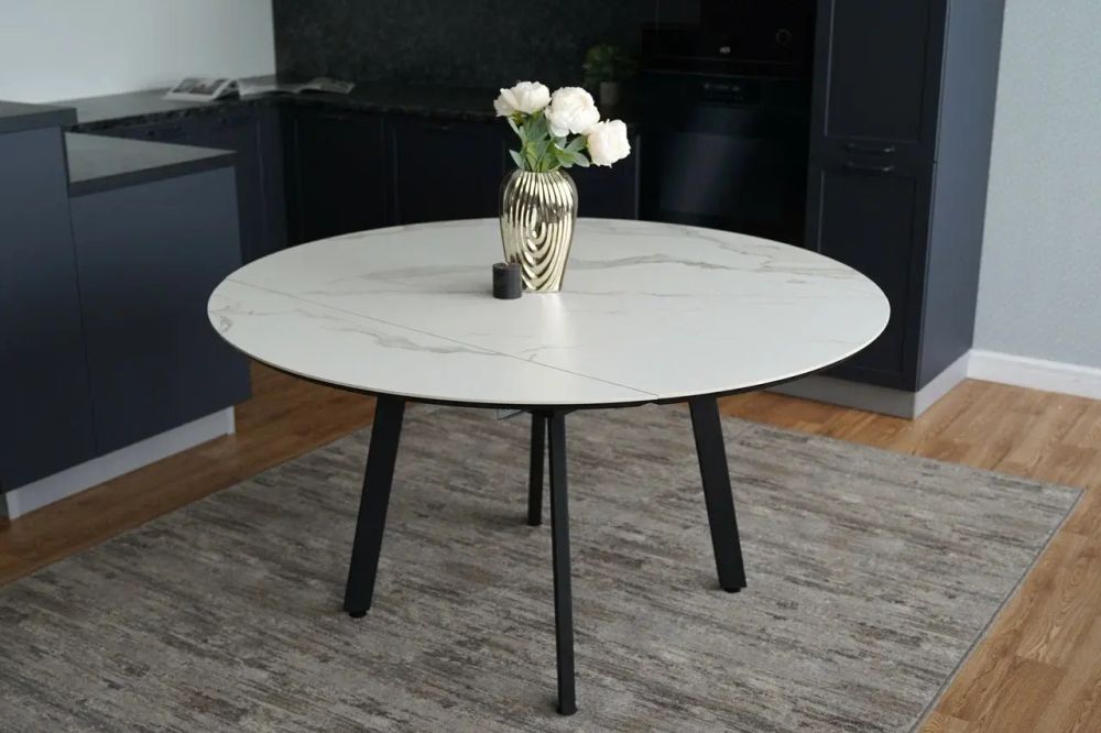 Стол керамический "Раунд" (Белый), ДСВ-Мебель, г. Пенза