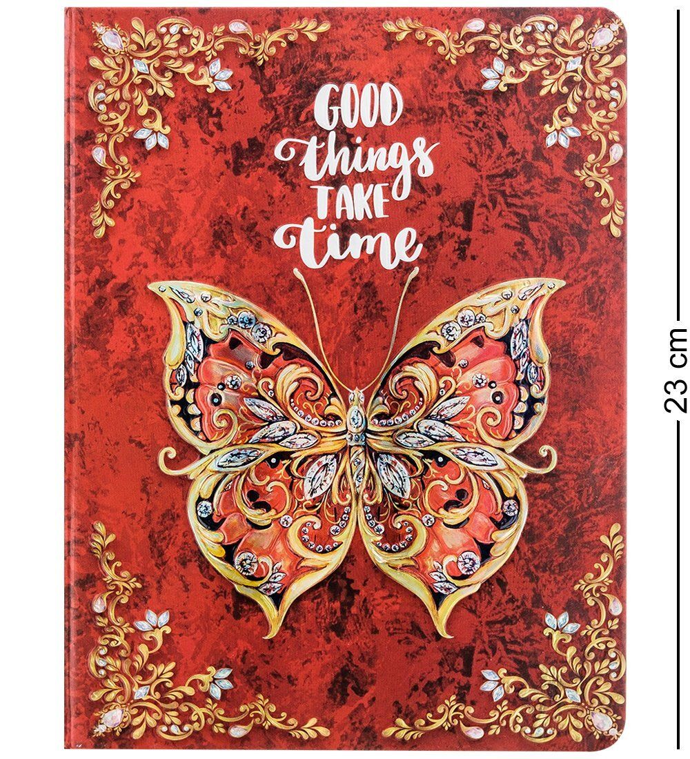 BM-03/4 Блокнот бол. «Бабочки» (3D твердая обложка)