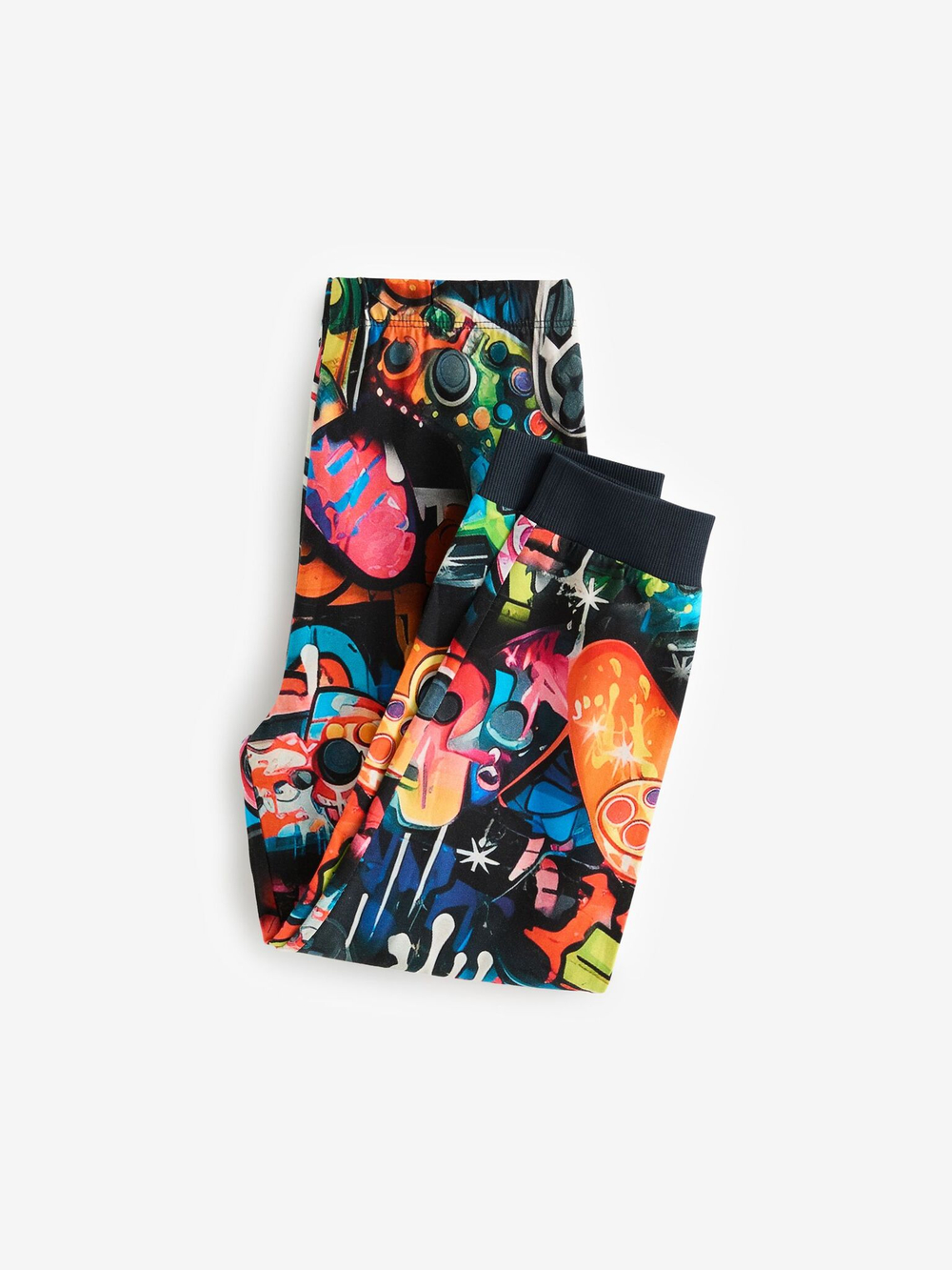 Пижама для мальчика Next 401-849, 2 шт., Черный, Оранжевый, Розовый