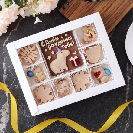 Набор "С днём рождения" с капибарами #4