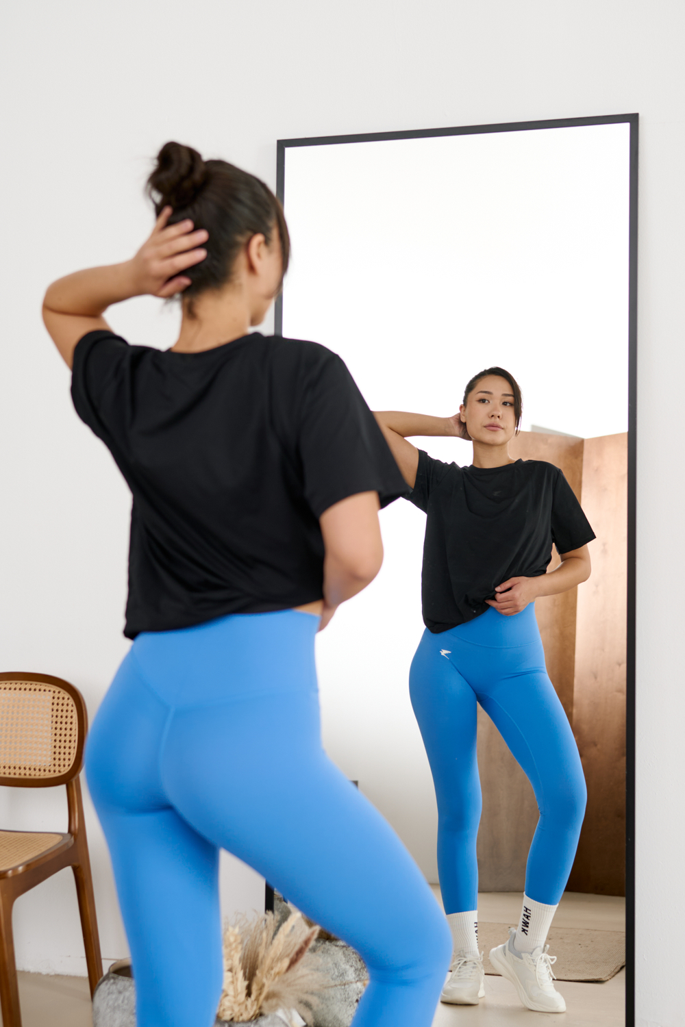 ЛЕГГИНСЫ ONE SIZE (ярко-синий)