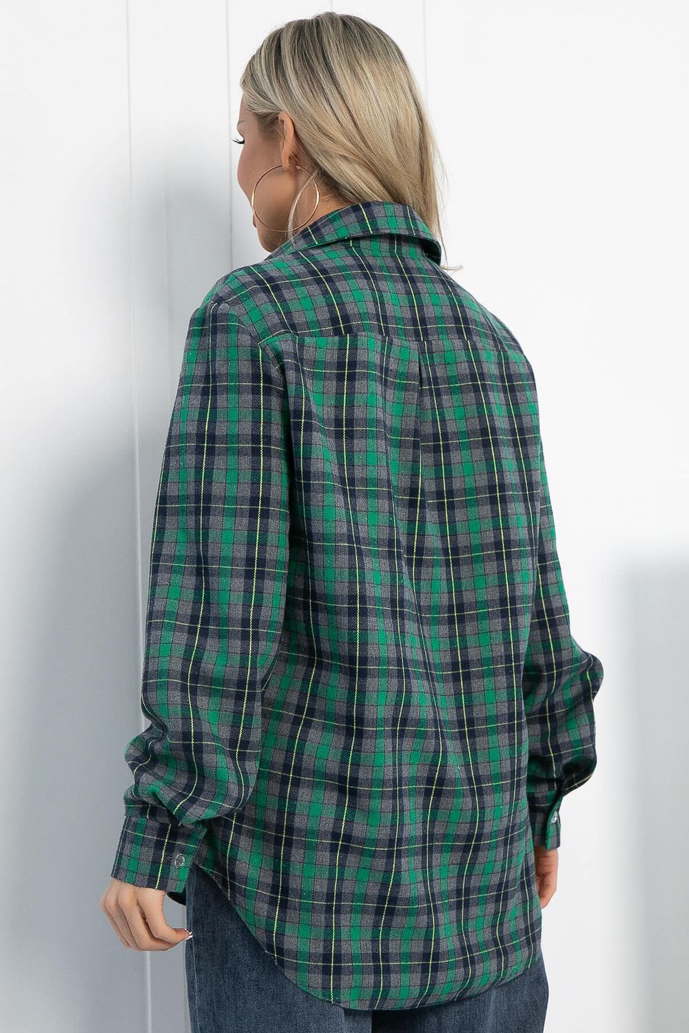 Рубашка Денни НЬЮ (серо-зеленая) Б12864-7М LT Collection