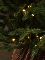 Елка с гирляндой встроенной «Эльга» (Литая хвоя) от 1,5 м до 3 м