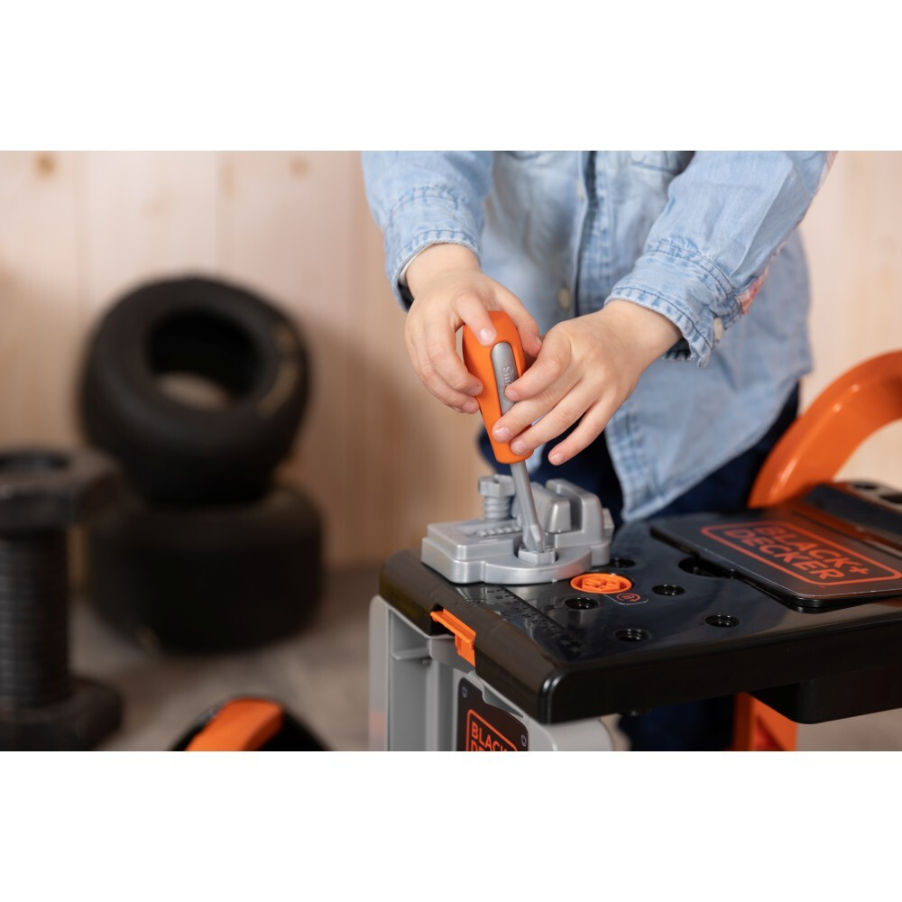 Smoby - Ящик для инструментов Black & Decker Handyman + 19 аксессуаров 360219 / артикул   360219  / GTIN 3032163602194