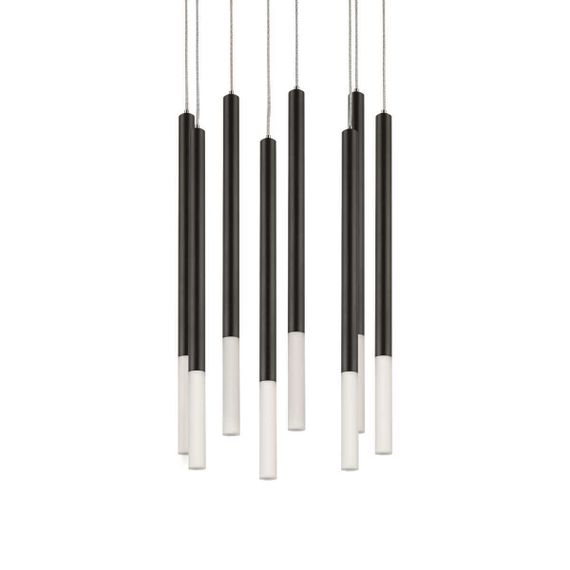 L8T747147 Люстра TUBO LED 40W 2240LM 360G ЧЕРНЫЙ 4000K