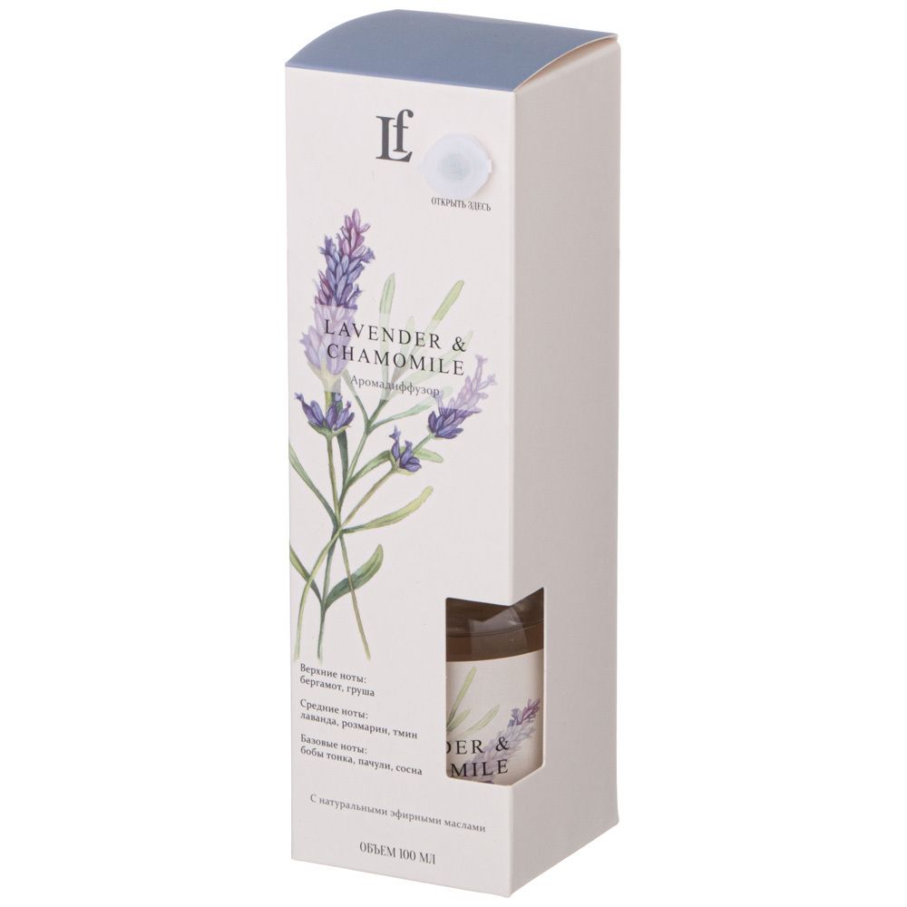 ДИФФУЗОР АРОМАТИЧЕСКИЙ "LAVENDER & CHAMOMILE" 100 МЛ