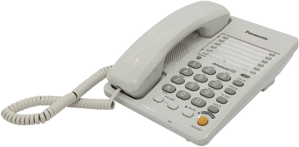 Проводной телефон Panasonic KX-TS2363RUW белый