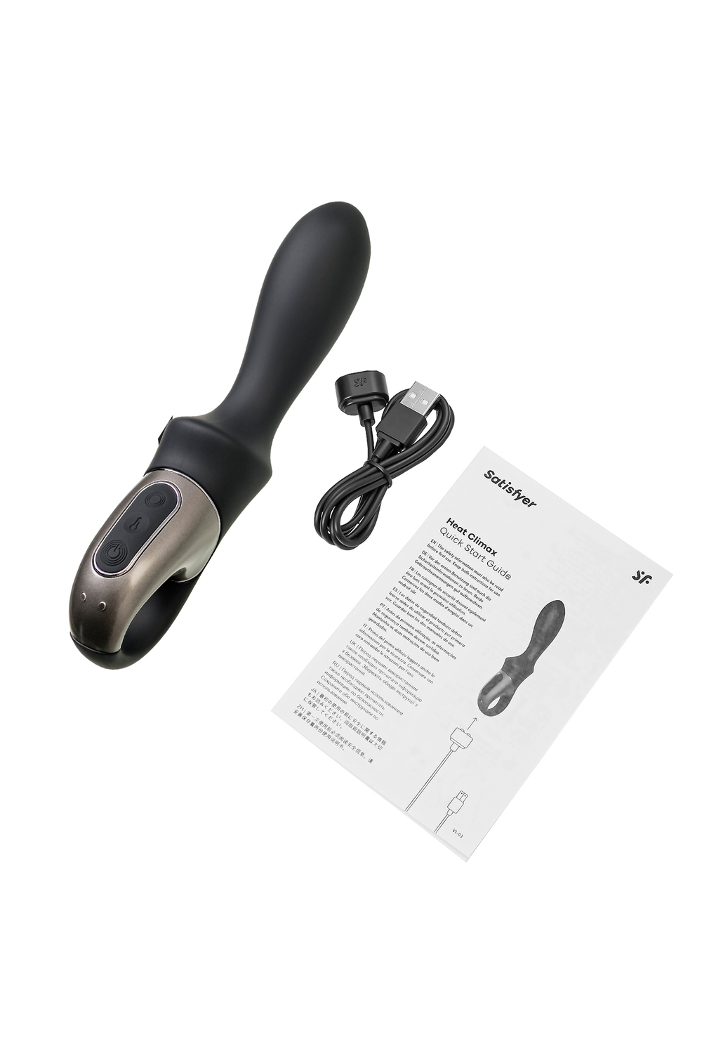 Нереалистичный вибратор Satisfyer Heat Climax, силикон, 20,5 см