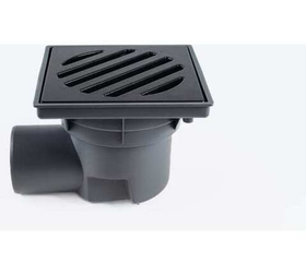 Трап нерегулируемый Fachmann Т 605 PNsP 241x241 (горизонтальный выпуск, DN 110)