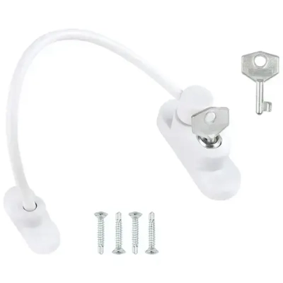 Замок блокиратор для окна с тросиком