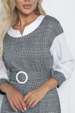 Платье Брют (светло-серое) П11063 LT Collection